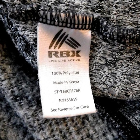 RBX "Funnel Neck" Grey Heather Pull-over Sweatshirt - Picture 8 of 10